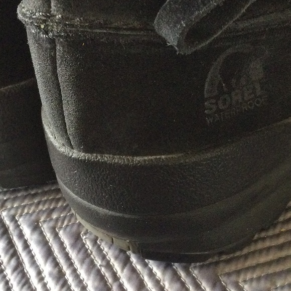 Sorel Waterproof Northern Lite size 6.5 black suede winter boots for women - Picture 6 of 11